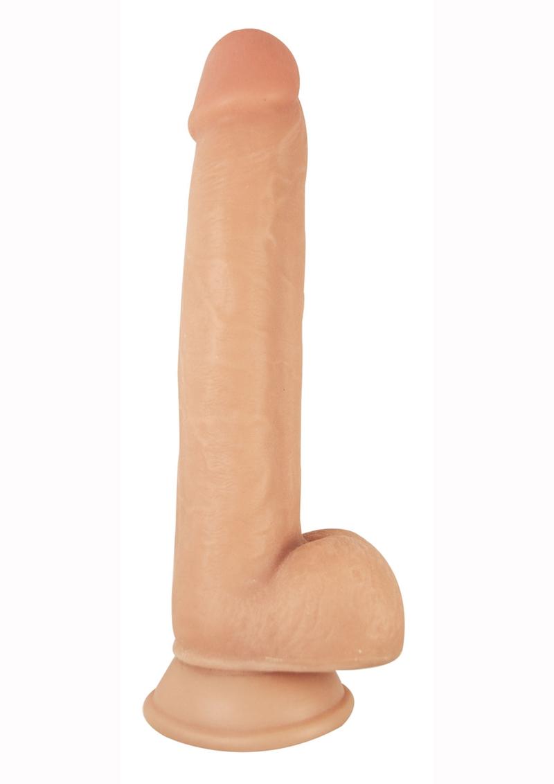 Realcocks Sliders Dildo with Balls - Vanilla - 9in