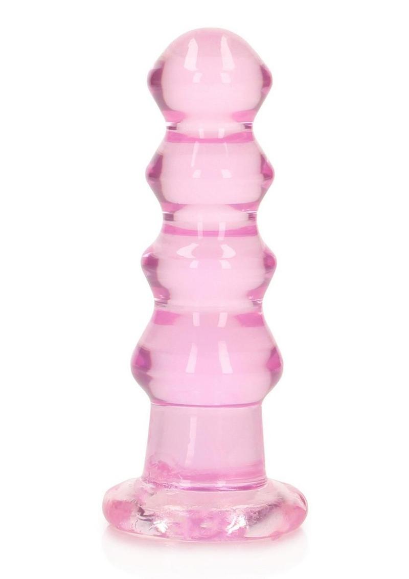 Realrock Curvy Dildo Or Butt Plug - Pink - 5.5in