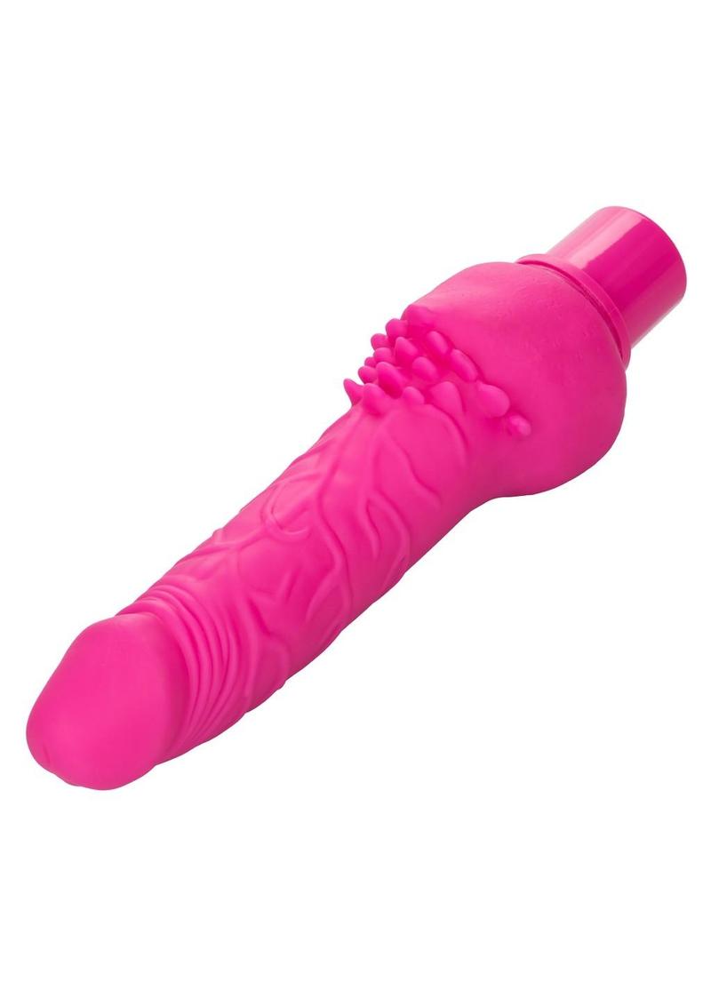 Rechargeable Power Stud Cliterrific Silicone Vibrating Dong