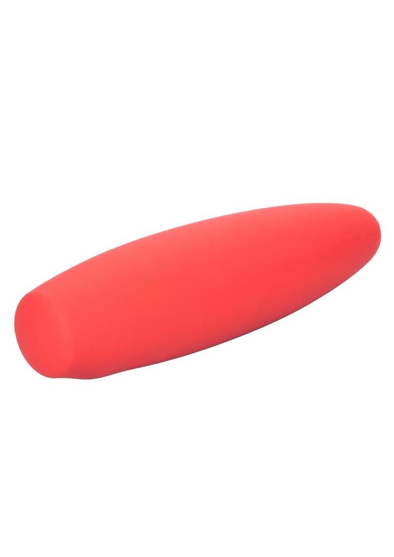 Red Hot Flame Bullet Silicone Rechargeable Waterproof