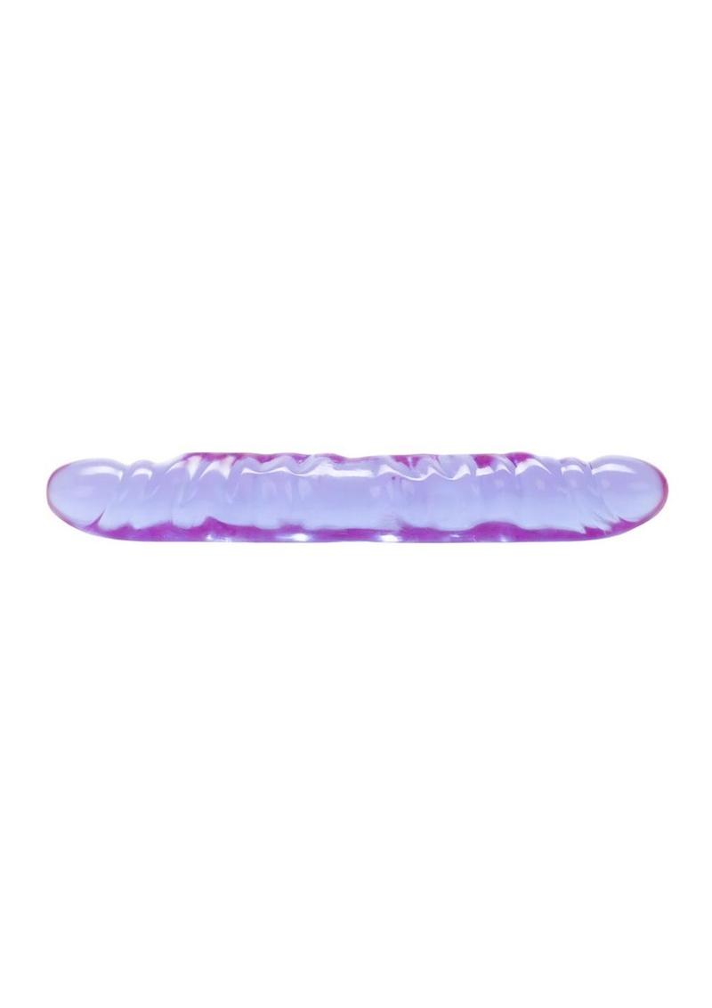 Reflective Gel Veined Double Dildo