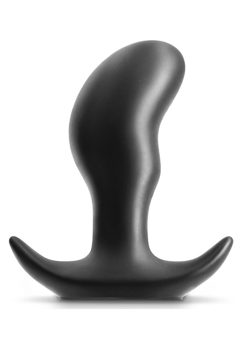 Renegade Bull Silicone Anal Plug - Black - Large