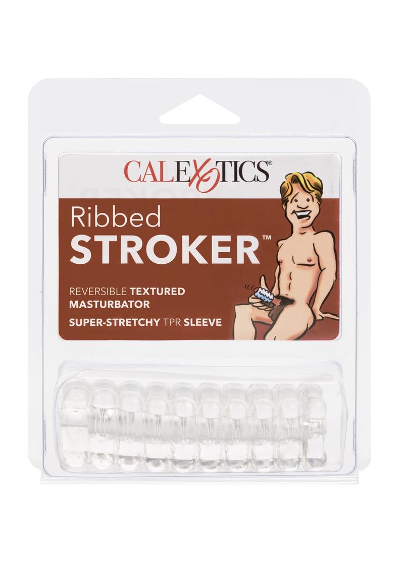 Ribbed Stroker - Clear