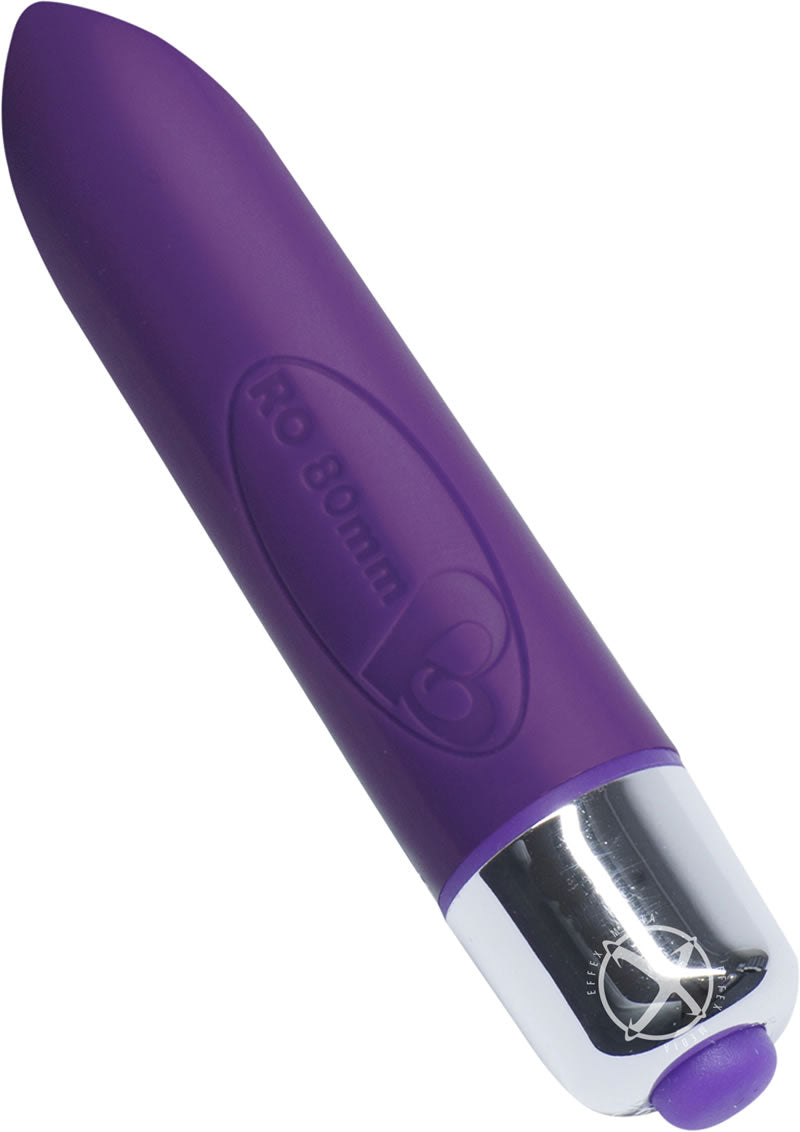 RO 80mm Color Me Orgasmic Bullet Vibrator - Purple