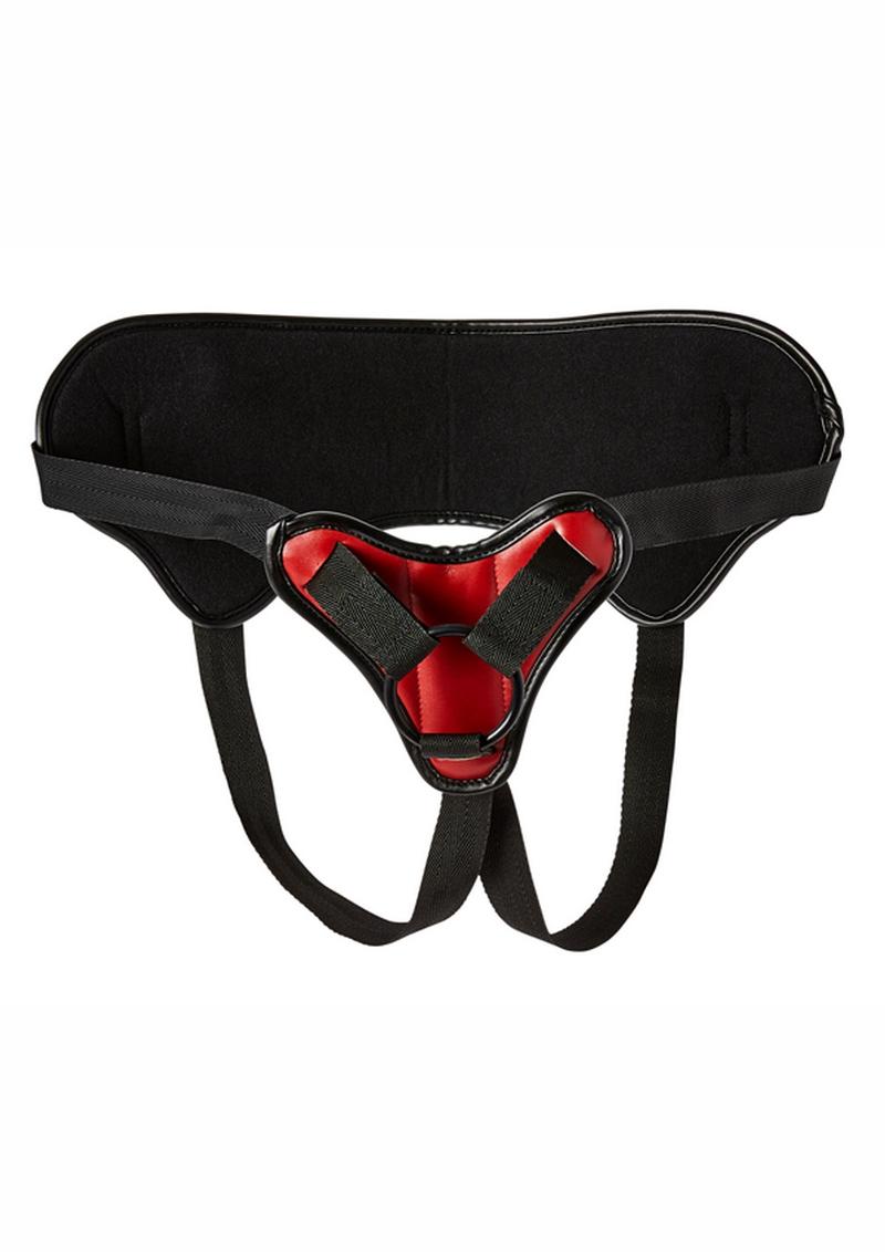 Saffron Strap-On Harness - Black/Red