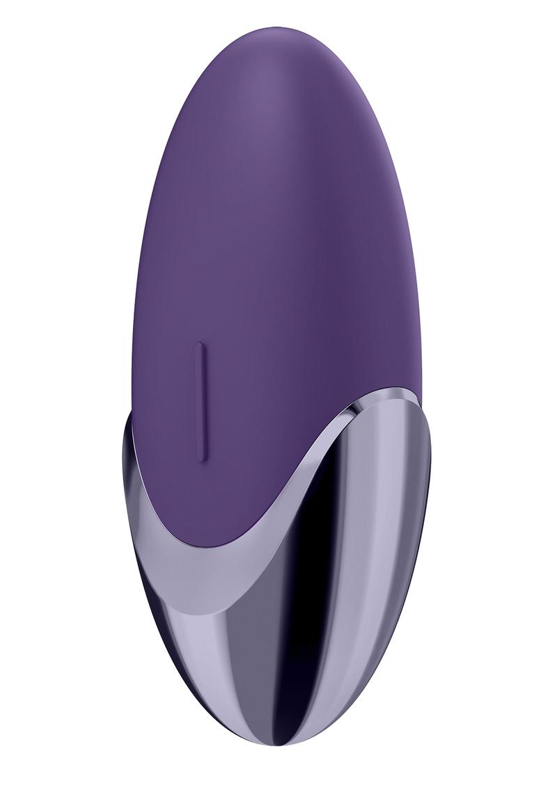 Satisfyer Lay-Ons Purple Pleasure Silicone Magnetic USB Recharge Vibrator Waterproof - Purple