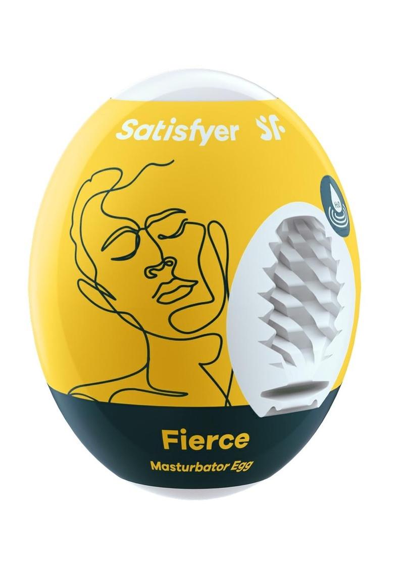 Satisfyer Masturbator Egg Single (Fierce - Yellow