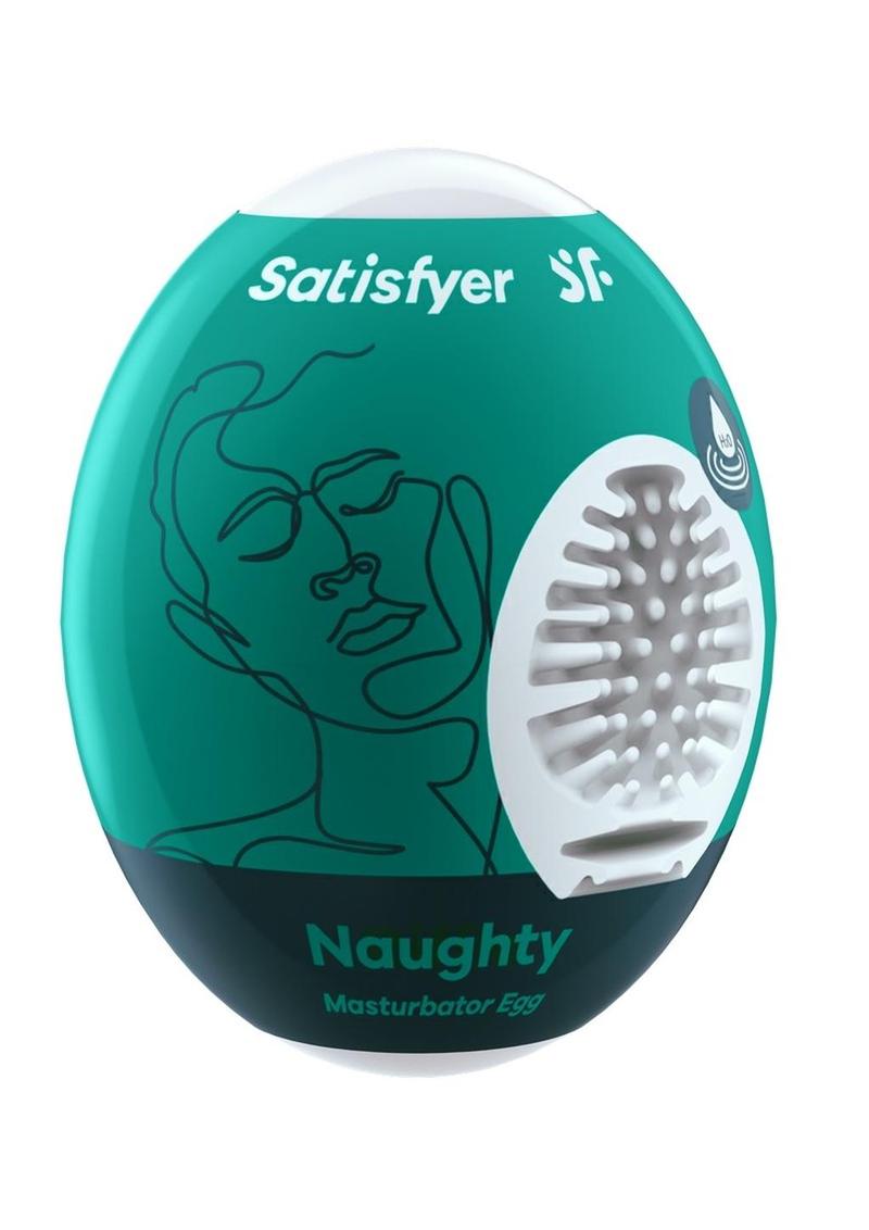 Satisfyer Masturbator Egg Single (Naughty - Green