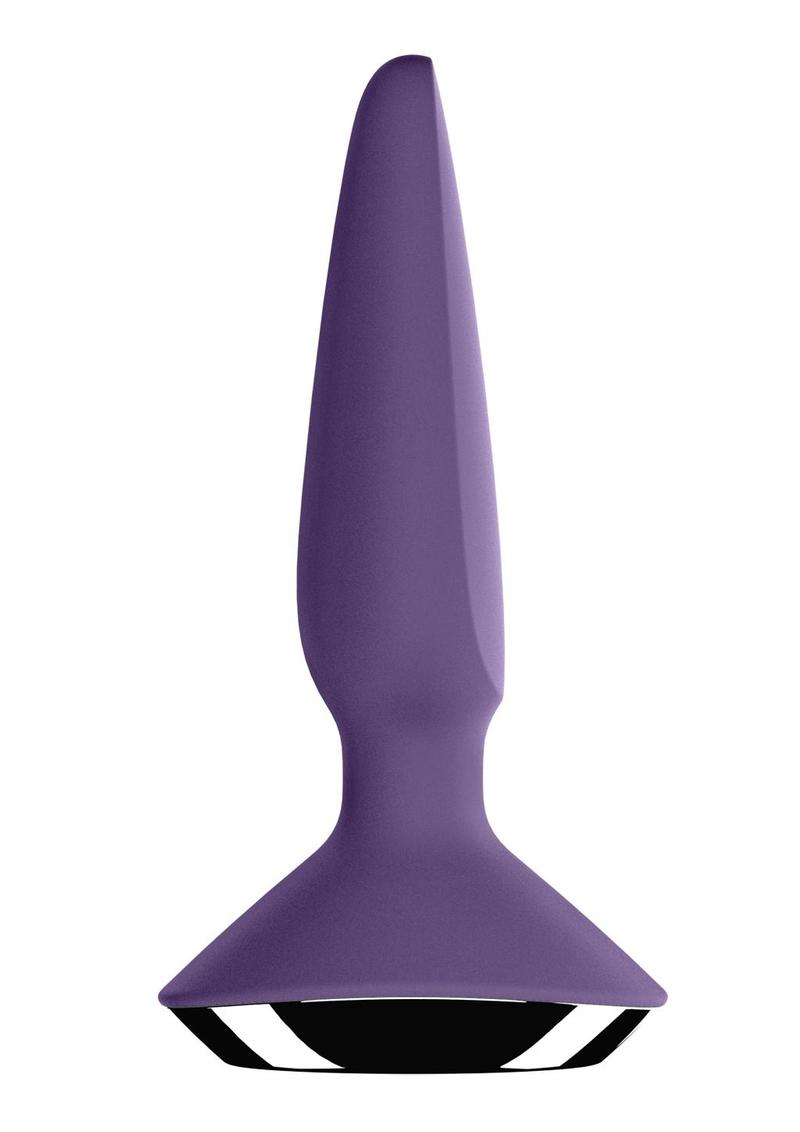 Satisfyer Plug-Ilicious 1 Silicone Vibrating Anal Plug - Purple