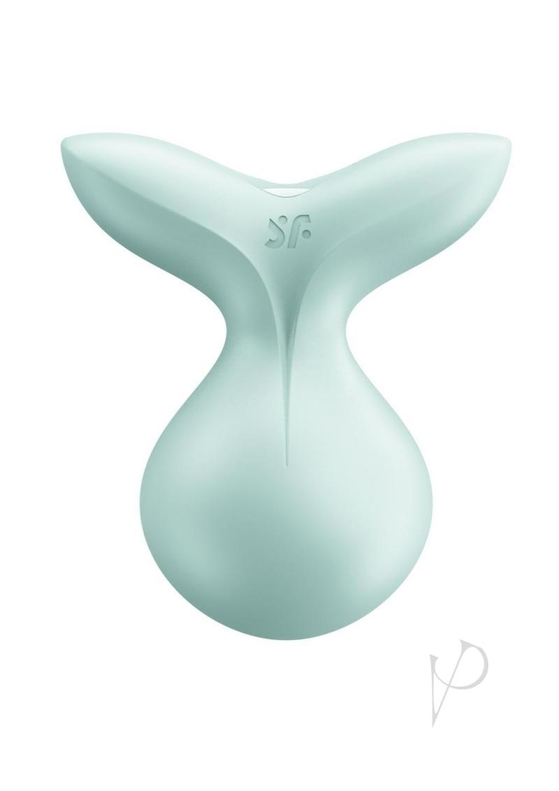 Satisfyer Viva LA Vulva 3 Rechargeable Silicone Clitoral Stimulator - Green/Mint