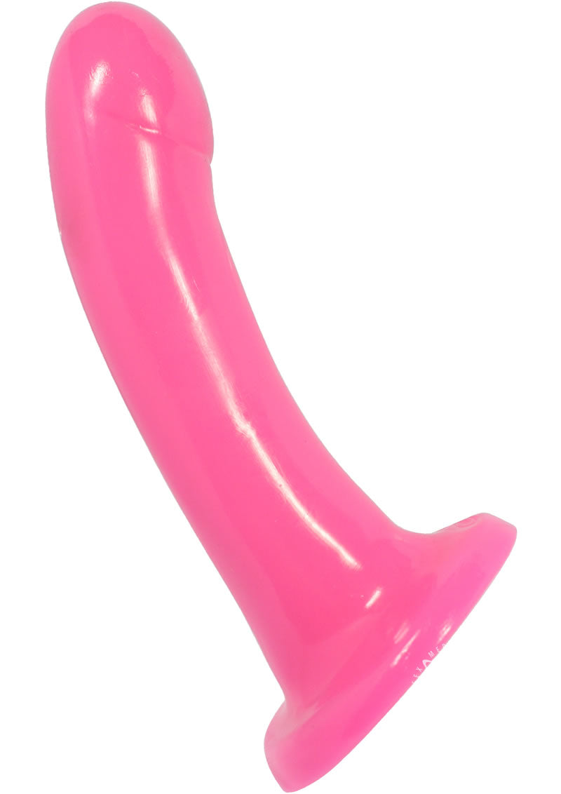 Sedeux Femme Rubber Dildo - Pink - 6.5in