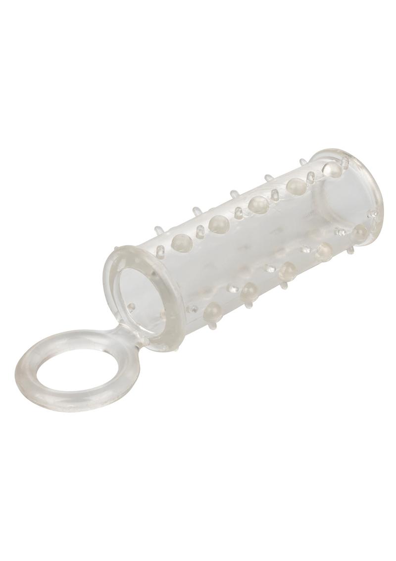 Sensation Enhancer Penis Sleeve with Scrotum Support - Clear