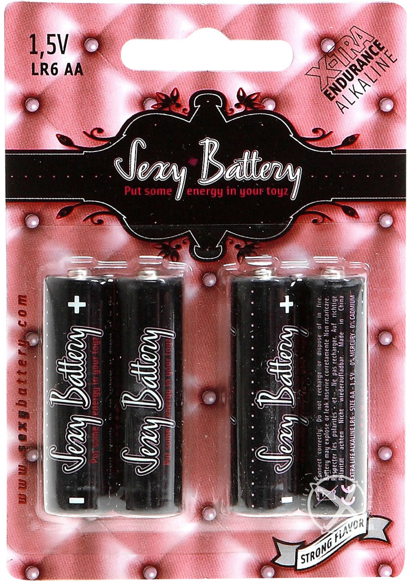 Sexy Battery Xtra Endurance Alkaline Batteries Lr6 AA/ 1.5v - 4 Pack