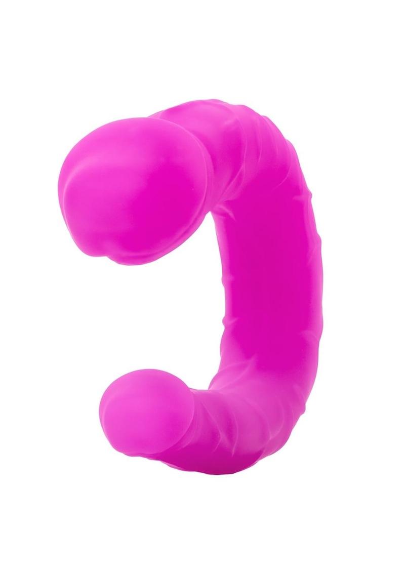 Silicone Double Dong AC/DC Dong Dual Penetration Non Vibrating Silicone Double Dong