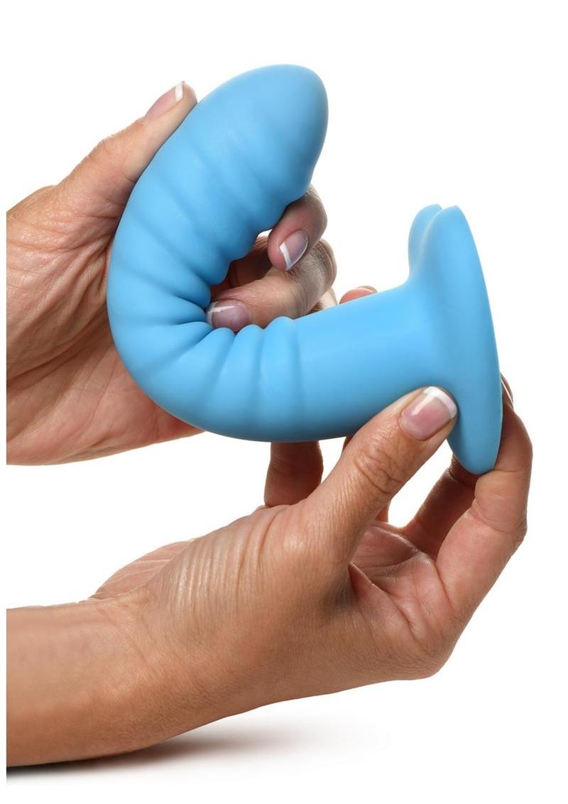 Simply Sweet Ribbed Silicone Dildo