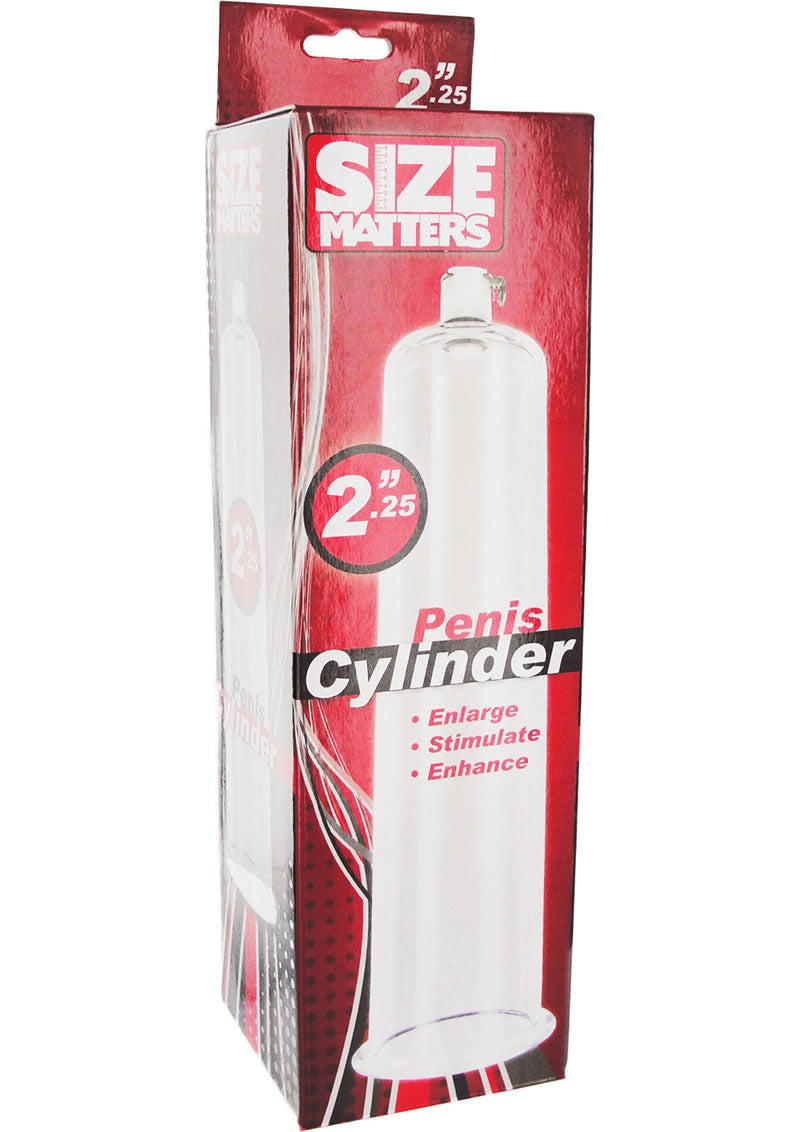 Size Matters Cylinder - Clear - 2.25in Diameter/9in