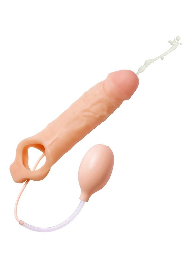 Size Matters Realistic Ejaculating Penis Enlargement Sheath