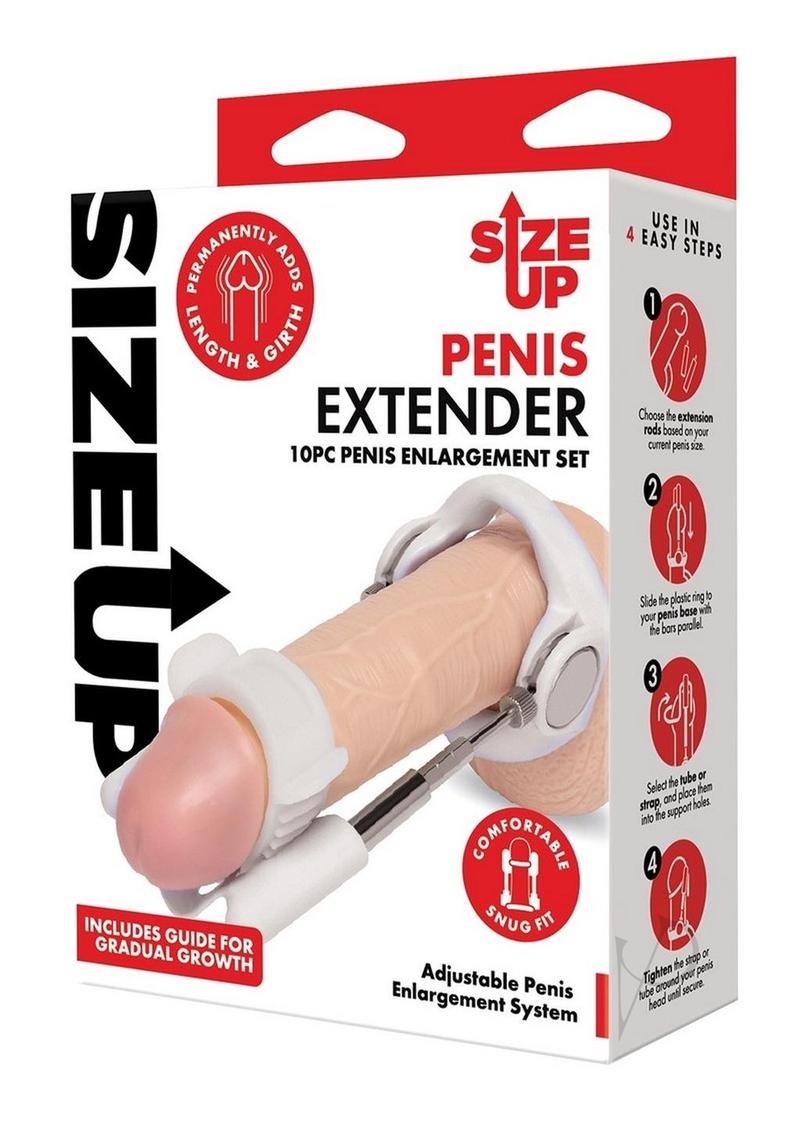 Size Up Advanced Penis Stretcher System - White