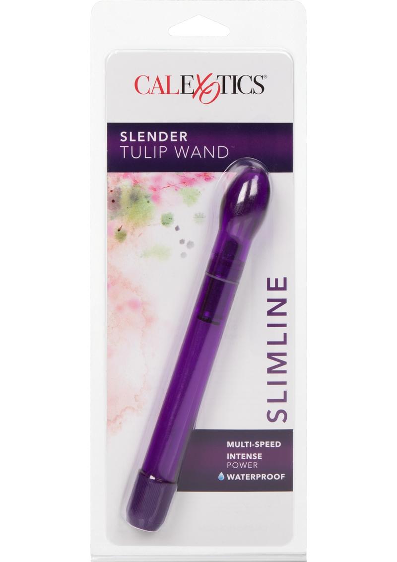 Slender Tulip Wand Vibrator - Purple