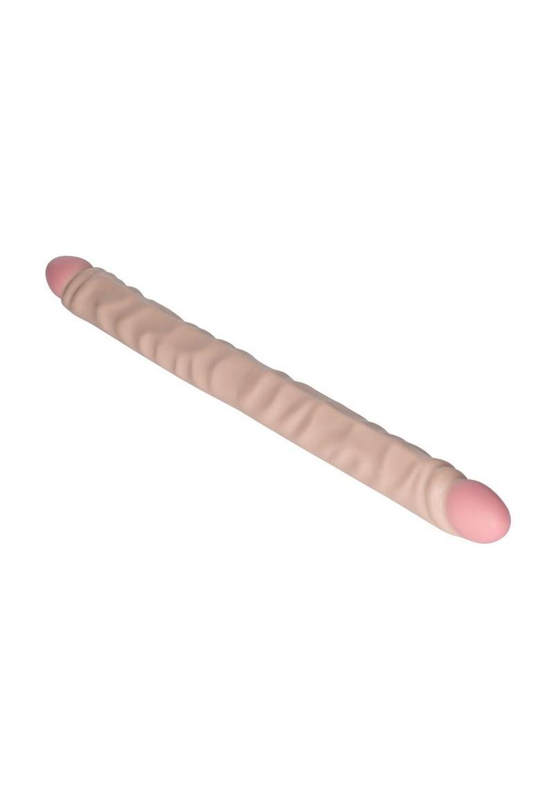 Slim Jim Duo Veined Super Slim Double Dildo