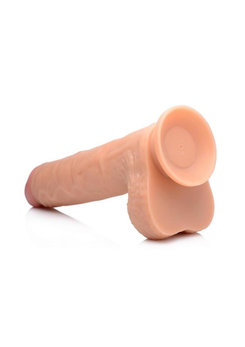 Strap U Real Thrust Thrusting and Vibrating Rechargeable Silicone Dildo