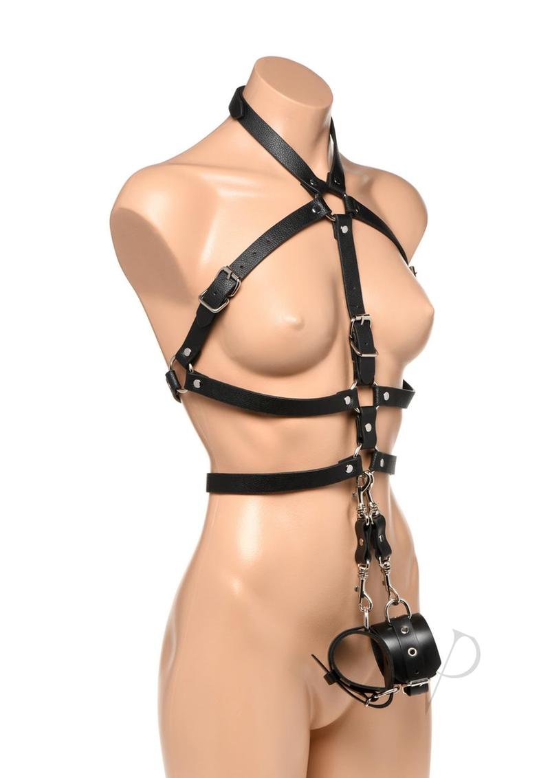 Strict Female Body Harness - Black - 3XLarge/XXLarge