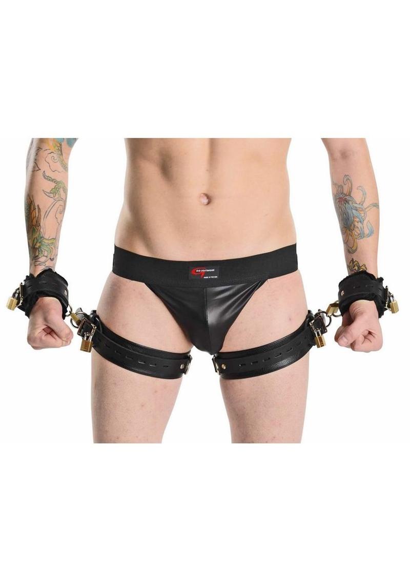 Strict Leather Deluxe Locking Thigh Cuffs