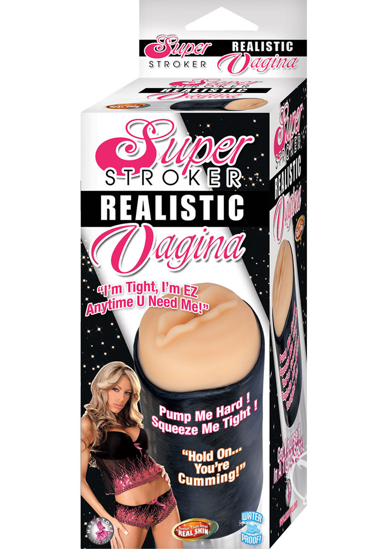 Super Stroker Realistic Vagina Masturbator - Pussy - Vanilla