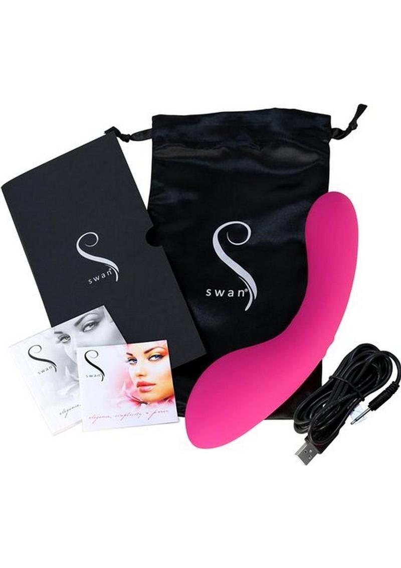 Swan The Swan Wand Silicone Rechargeable Massager