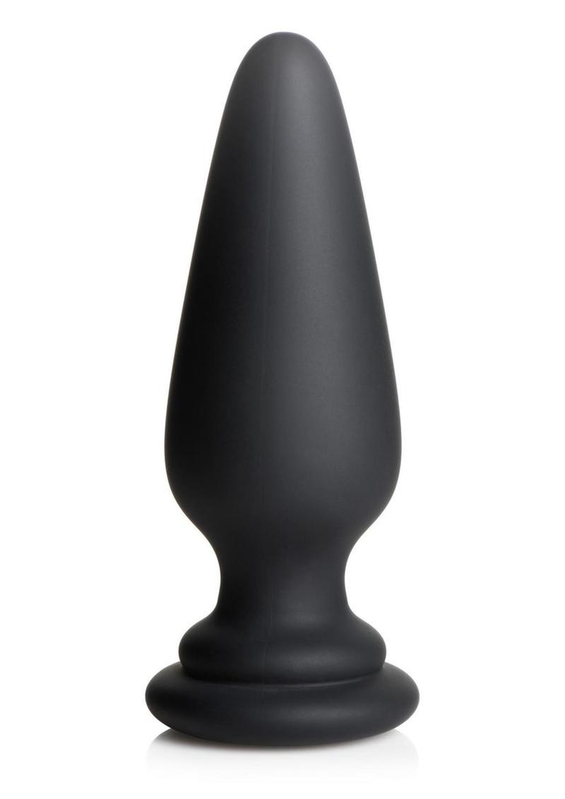 Tailz Snap-On Silicone Anal Plug - Black - XLarge