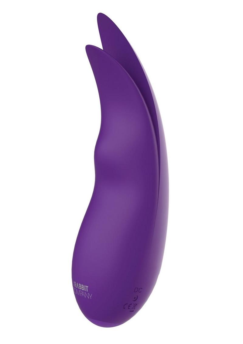 The Power Rabbit Rechargeable Silicone Vibrator - Purple