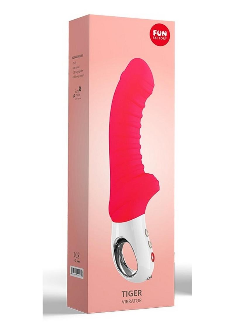 Tiger G5 Silicone Vibrator - India - Red