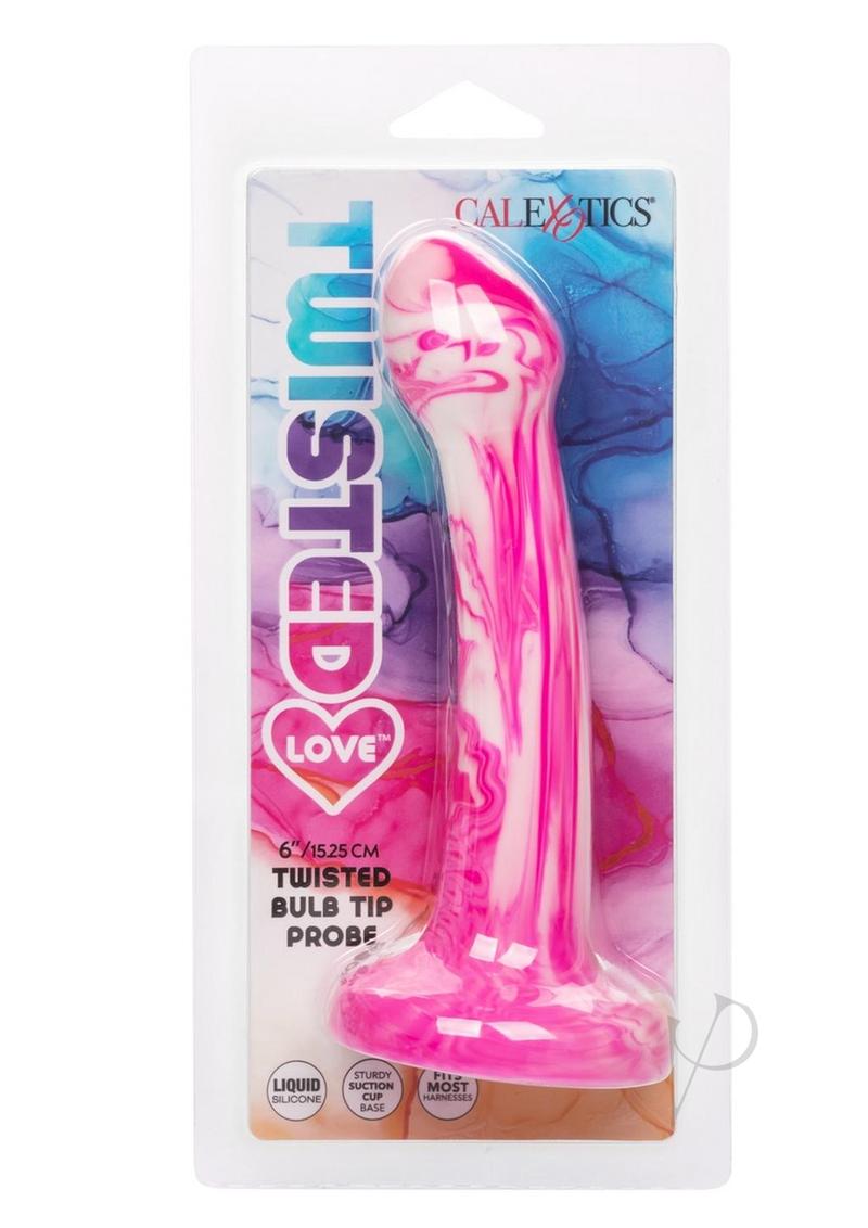 Twisted Love Twisted Bulb Tip Probe Silicone Anal Probe - Pink