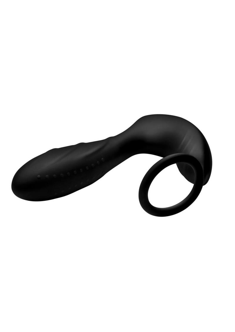 Under Control Rechargeable Silicone Prostate Vibrator and Cock Strap with Remote Control