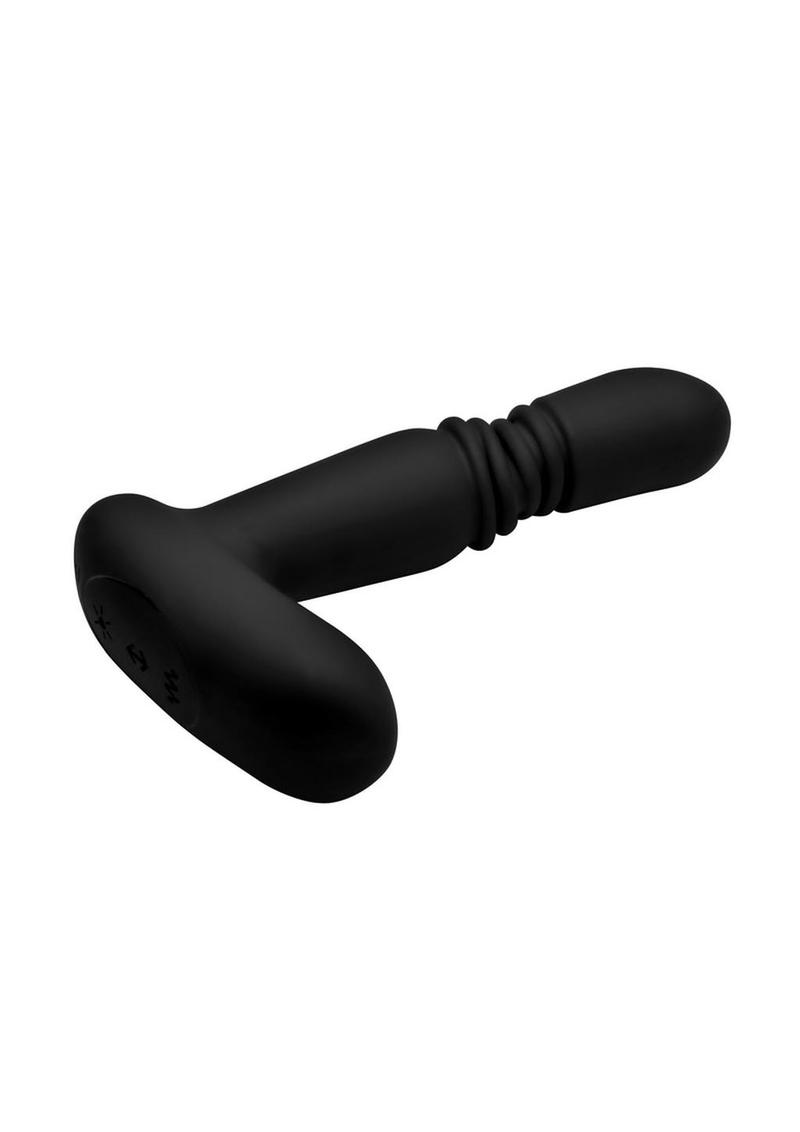 Under Control Rechargeable Silicone Thrusting Anal Plug with Remote Control