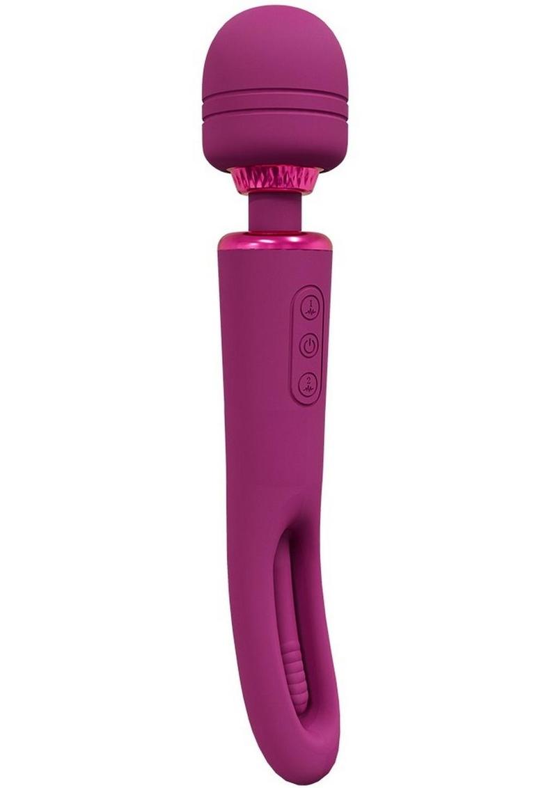 Vive Kiku Rechargeable Double Ended Wand with G-Spot Stimulator