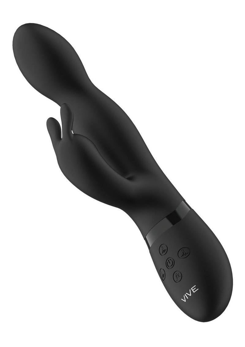 Vive Niva 360 Degrees Rechargeable Silicone Rotating G-Spot Rabbit Vibrator