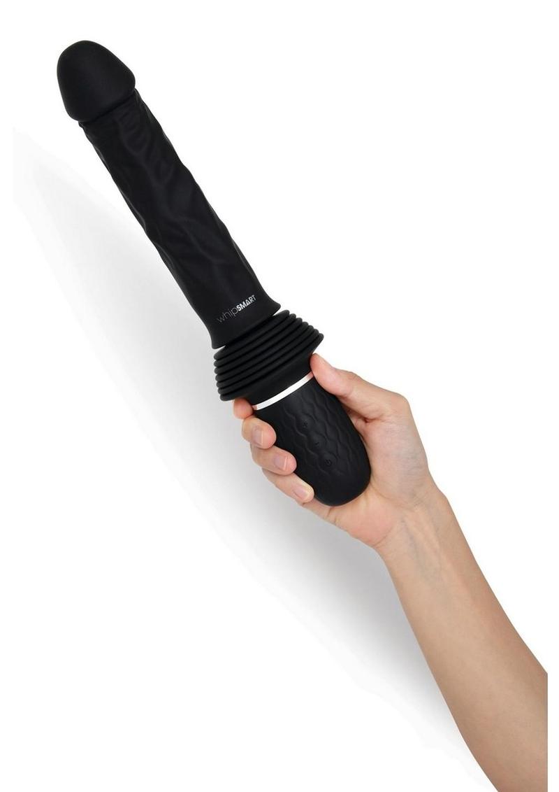 WhipSmart Thrusting Rechargeable Silicone Cock with Remote