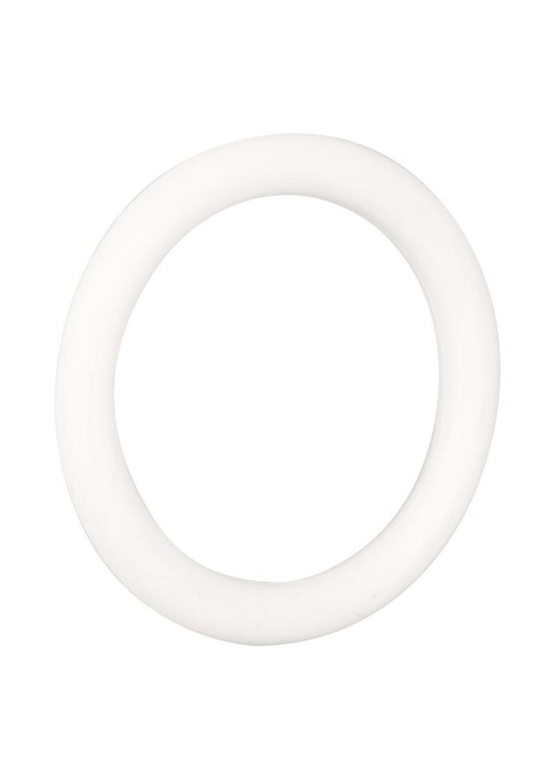 White Rubber Cock Ring