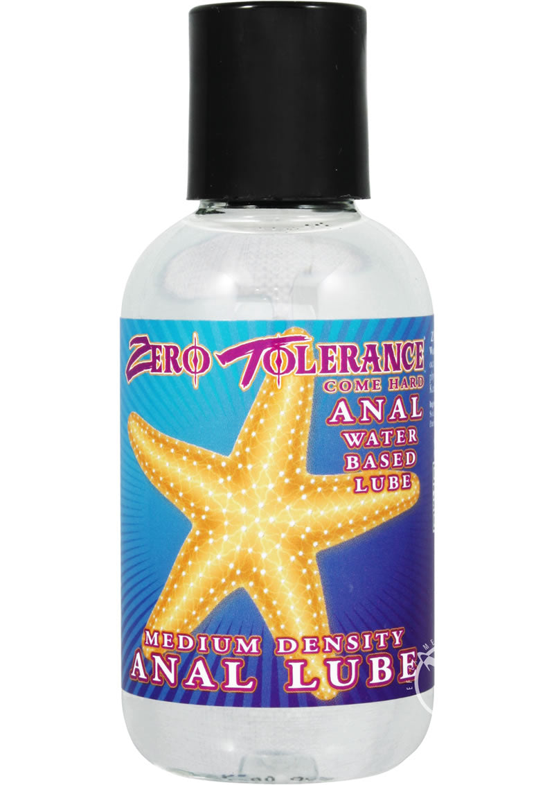 Zero Tolerance Come Hard Water Based Medium Density Anal Lubricant - 2oz