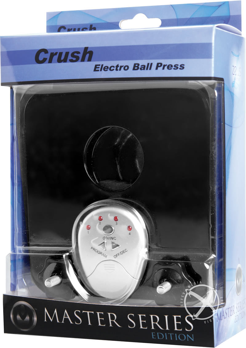 Zeus Electrosex Crush Electro Ball Press CBT Board - Black